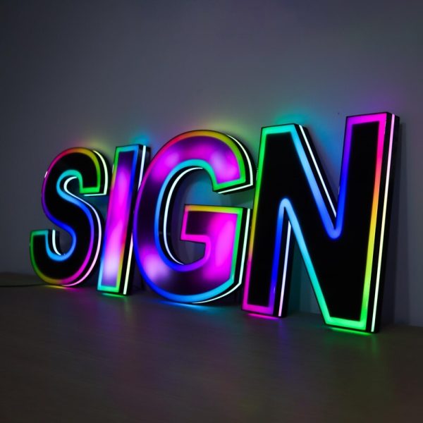 LED Channel Letters | RGB Custom Logo Signage | 3D Letter Signage | Company Wall Logo Signage | Commercial Signage | Beauty Salon Bar Signage | 3D Letter Signage