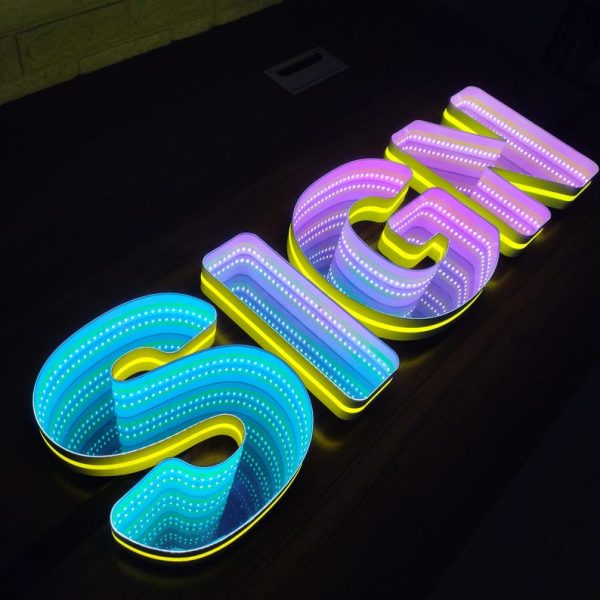 Infinite Mirror | Customized Infinite Mirror Logo | Neon Infinite Mirror Logo | LED Infinite Mirror | Commercial Logo | Customized 3D Logo | Bar Logo