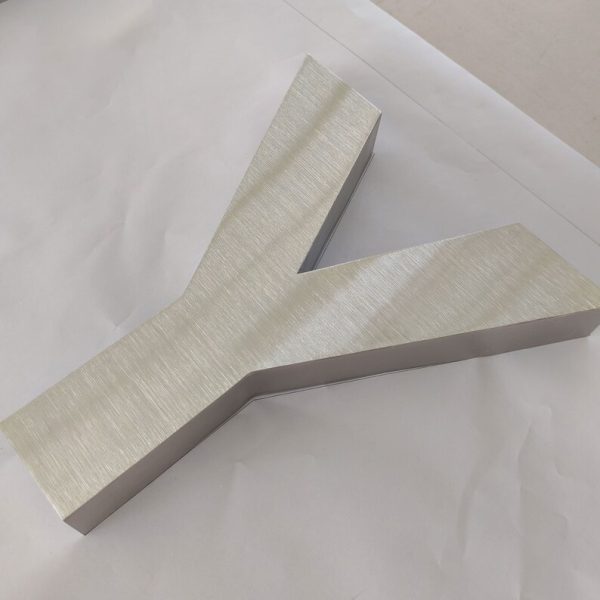 Custom 3D Metal Letters - Elegant Personalized Wall Logo | Suitable for indoor and outdoor use in business, office or storefront