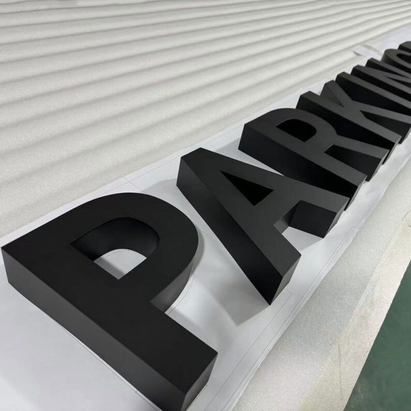 Custom 3D Metal Letter Signage | Coated Metal Letters | Signage Outdoor Non-luminous Lighting | Customized Large Letters
