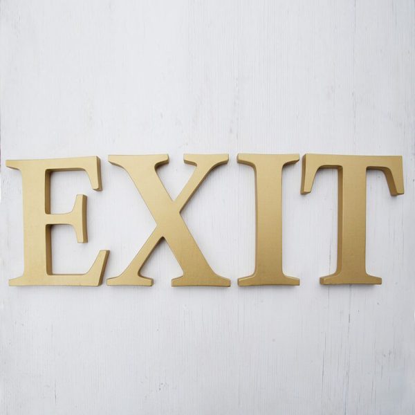 Non-luminous stainless steel slot letter logo - indoor and outdoor customized metal commercial logo