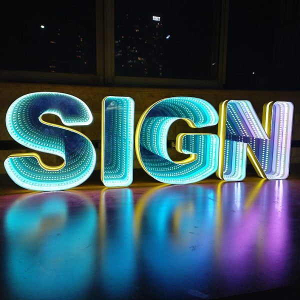 Infinite Mirror | Customized Infinite Mirror Logo | Neon Infinite Mirror Logo | LED Infinite Mirror | Commercial Logo | Customized 3D Logo | Bar Logo - 图片 3