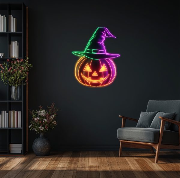 Pumpkin Neon Halloween Pumpkin Neon | Halloween Party Decoration | Home Decoration | Halloween Gift | Pumpkin Decoration Personalized Gift | Custom neon sign | Custom led sign - 图片 2