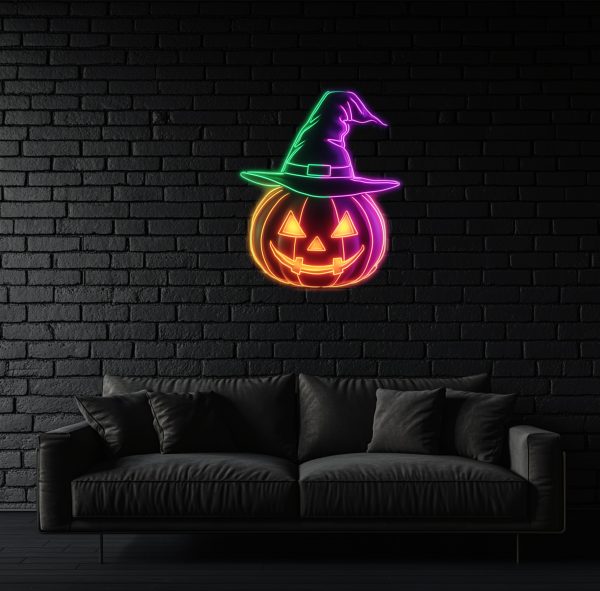 Pumpkin Neon Halloween Pumpkin Neon | Halloween Party Decoration | Home Decoration | Halloween Gift | Pumpkin Decoration Personalized Gift | Custom neon sign | Custom led sign - 图片 3