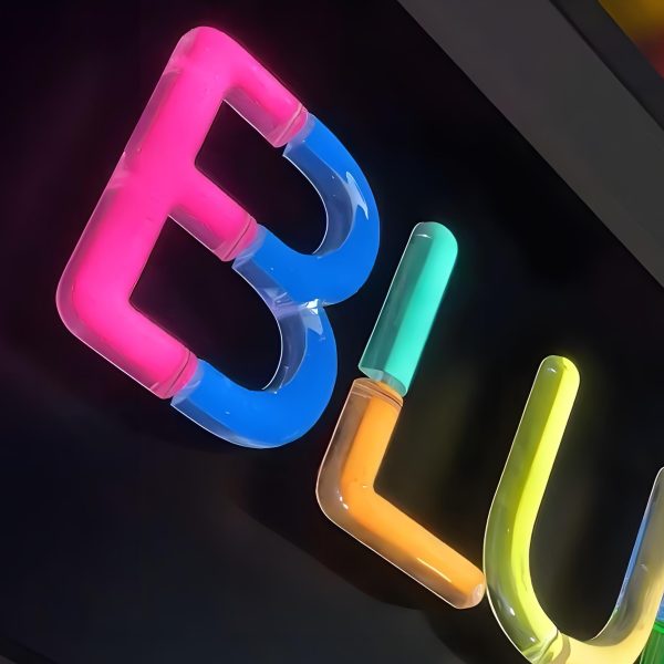 Custom Neon Color Font | Neon Color Font | Neon Text | Neon Color Text | Font | Number - 图片 2