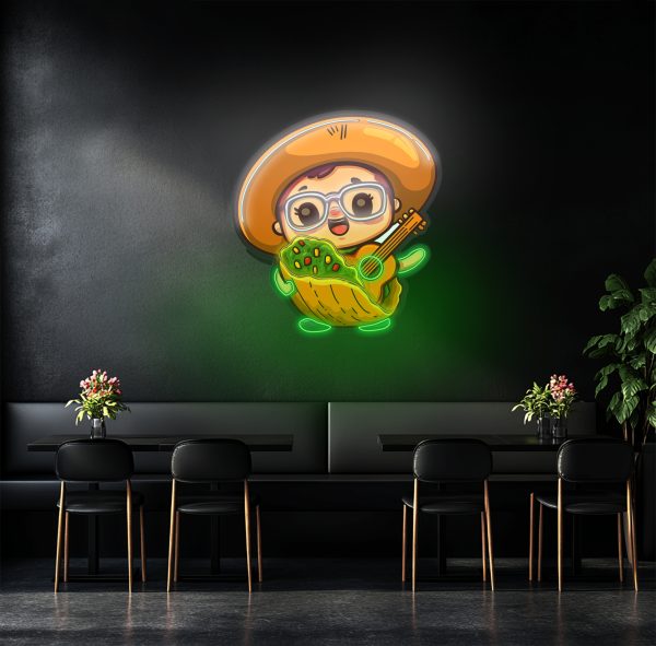 Vegetable neon health salad neon | LED sign restaurant wall decoration | fresh salad neon | health food sign salad shop custom neon | custom logo neon sign neon sign customization | Custom neon sign | Custom led sign - 图片 3