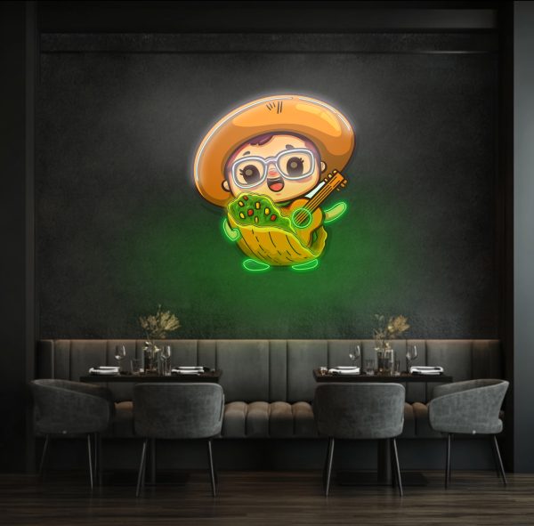 Vegetable neon health salad neon | LED sign restaurant wall decoration | fresh salad neon | health food sign salad shop custom neon | custom logo neon sign neon sign customization | Custom neon sign | Custom led sign - 图片 4