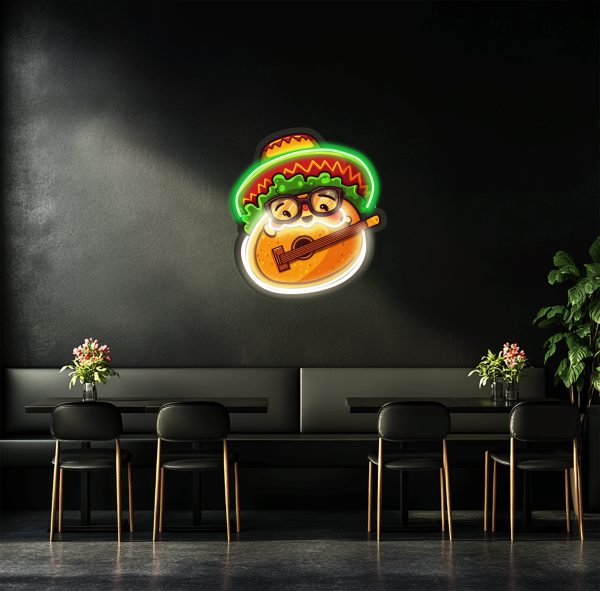 Round Kawaii Cartoon Figure | Acrylic UV Neon Sign | UV Printed Acrylic Logo | Custom Wall Decoration | Custom LED Business Logo | Custom Logo Commercial Neon Light | Restaurant Wall Decoration | Bar Logo Personalized Neon Light | |  Custom neon sign | Custom led sign - 图片 2