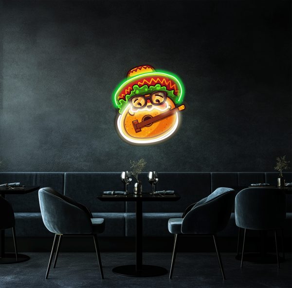 Round Kawaii Cartoon Figure | Acrylic UV Neon Sign | UV Printed Acrylic Logo | Custom Wall Decoration | Custom LED Business Logo | Custom Logo Commercial Neon Light | Restaurant Wall Decoration | Bar Logo Personalized Neon Light | |  Custom neon sign | Custom led sign - 图片 3