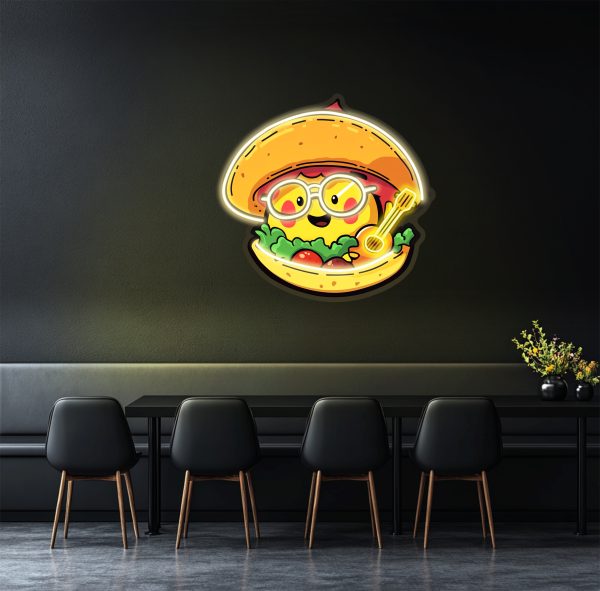 Salad business neon sign | Healthy salad lamp decoration | Salad bar wall decoration | Fresh vegetable welcome sign | Healthy food LED sign customization | Salad shop logo | Custom neon sign | Custom led sign
