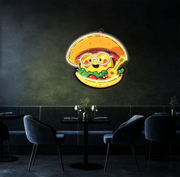 Salad business neon sign | Healthy salad lamp decoration | Salad bar wall decoration | Fresh vegetable welcome sign | Healthy food LED sign customization | Salad shop logo | Custom neon sign | Custom led sign - 图片 2