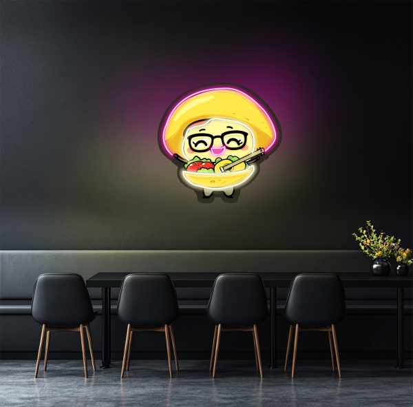 Healthy Fruit Salad Neon | Vegetable Salad LED Light | Salad Neon | Custom Neon | Restaurant and Kitchen Decoration Neon | Fresh Salad Bar Logo Neon | Custom neon sign | Custom led sign