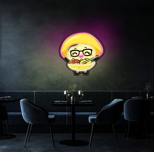 Healthy Fruit Salad Neon | Vegetable Salad LED Light | Salad Neon | Custom Neon | Restaurant and Kitchen Decoration Neon | Fresh Salad Bar Logo Neon | Custom neon sign | Custom led sign - 图片 2