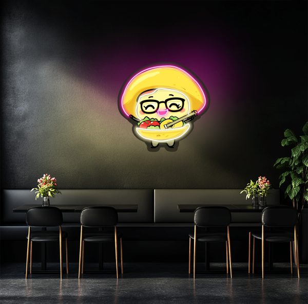 Healthy Fruit Salad Neon | Vegetable Salad LED Light | Salad Neon | Custom Neon | Restaurant and Kitchen Decoration Neon | Fresh Salad Bar Logo Neon | Custom neon sign | Custom led sign - 图片 3