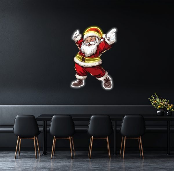 Lovely Santa Claus Neon | Happy Santa Claus LED Light | Christmas Neon Home Wall Decoration | Santa Claus Neon Wall Decoration | Christmas Gifts | Custom neon sign | Custom led sign - 图片 4