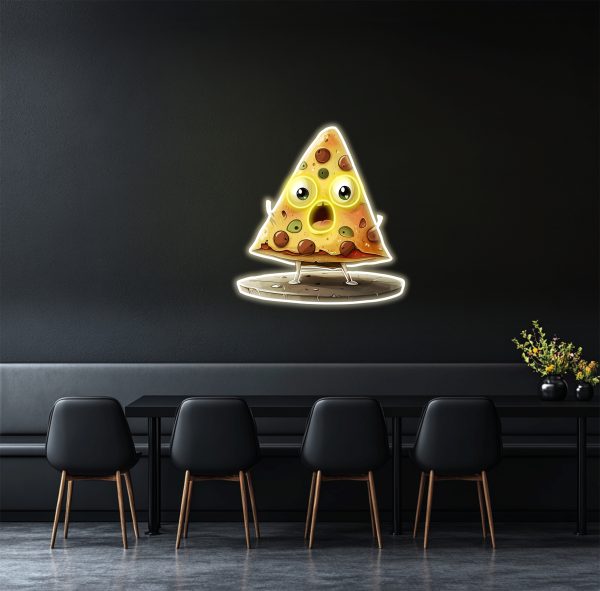 Pizza Neon | Pizza Sliced LED Light | Pizza Restaurant Decoration | LED Neon Pizza | Wall Neon | Pizza Shop Neon | UV Printed Neon Sign | Custom neon sign | Custom led sign