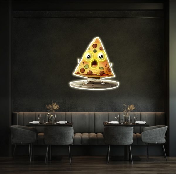 Pizza Neon | Pizza Sliced LED Light | Pizza Restaurant Decoration | LED Neon Pizza | Wall Neon | Pizza Shop Neon | UV Printed Neon Sign | Custom neon sign | Custom led sign - 图片 4