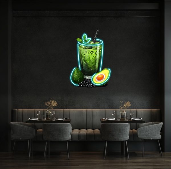 Juice Drink Neon Sign | UV Printing Sign Neon Sign | Juice and Cocktail LED Sign | Bar Wall Art | Custom Neon | Cocktail Bar Wall Decoration | Business Juice Shop Sign | Creative Neon Sign | Beverage Shape LED Light | Restaurant | Kitchen | Party Decoration | Custom neon sign | Custom led sign - 图片 4