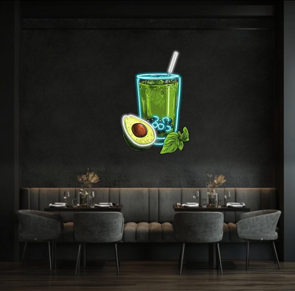 Pearl Milk Tea Drink LED Neon | Milk Tea Drink LED Light | Fast Food Restaurant Cafe Wall Decoration | Restaurant Door Welcome Sign | Cafe Decoration | UV Printing Logo Neon Signage | Custom neon sign | Custom led sign - 图片 4