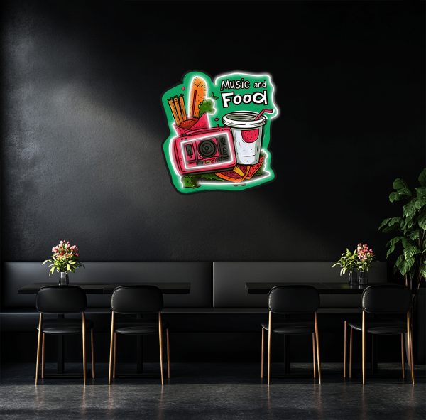 Custom Speaker Food and Beverage Cup Personalized UV Neon Light | Neon Light | Bedroom Neon Light | Handmade Neon Light | LED Neon Light | Room Decoration | Wall Decoration | Neon |  Custom neon sign | Custom led sign - 图片 3