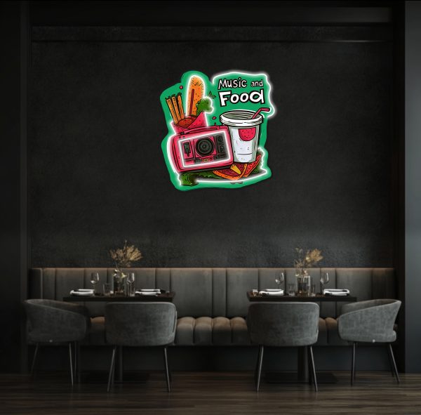 Custom Speaker Food and Beverage Cup Personalized UV Neon Light | Neon Light | Bedroom Neon Light | Handmade Neon Light | LED Neon Light | Room Decoration | Wall Decoration | Neon |  Custom neon sign | Custom led sign - 图片 4
