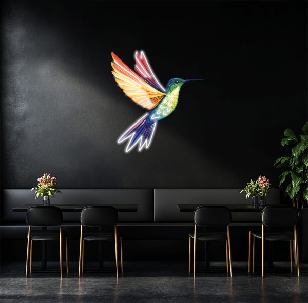 Bird-shaped neon | LED bird-shaped neon | Wall decoration | Wall logo | Neon | Animal LED lamp | Children's room wall decoration | Bar wall art | Animal lover's gift | Bird lover's gift | Custom neon sign | Custom led sign - 图片 3