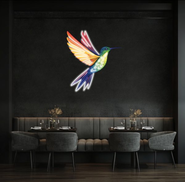Bird-shaped neon | LED bird-shaped neon | Wall decoration | Wall logo | Neon | Animal LED lamp | Children's room wall decoration | Bar wall art | Animal lover's gift | Bird lover's gift | Custom neon sign | Custom led sign - 图片 4