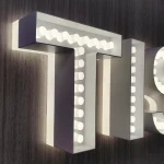Custom 3D Marquee Letters with LED Bulbs | Vintage Light Up Letters for Bar, Event, Wedding & Shop Signage, Personalized Lighted Sign - Image 4